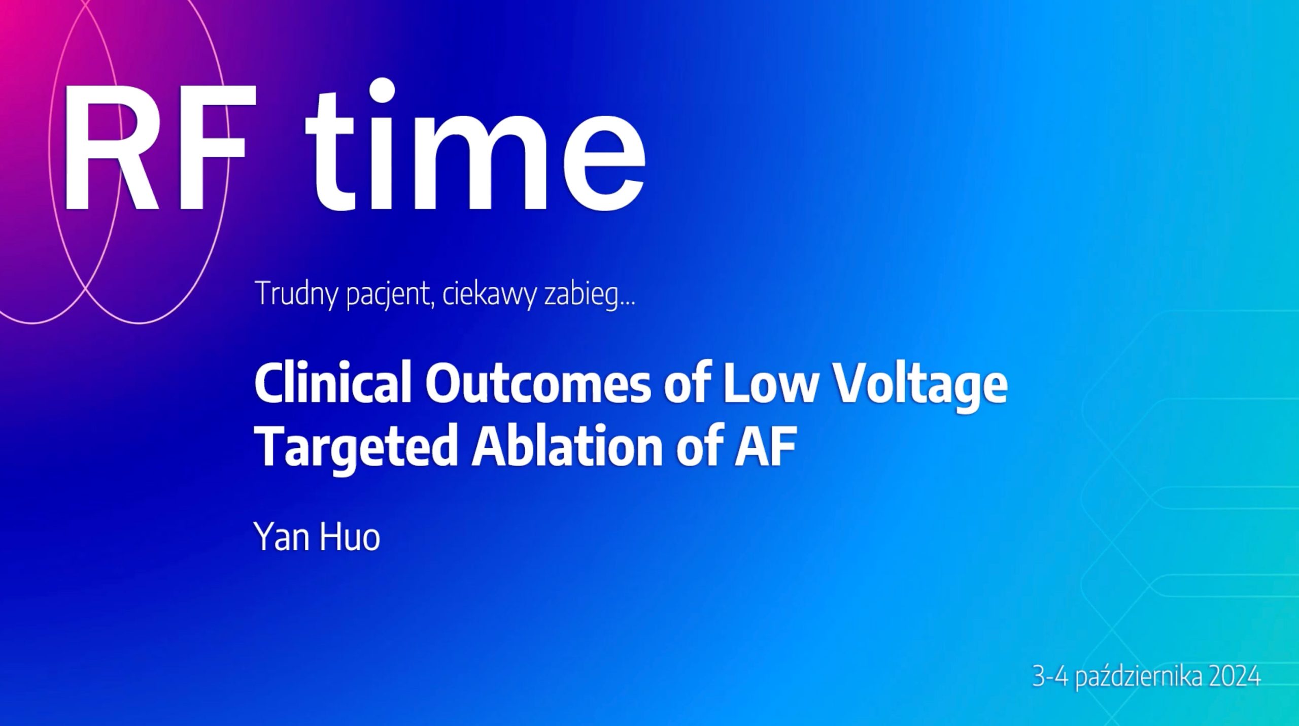 Clinical Outcomes of Low Voltage Targeted Ablation of AF | Warsztaty Ablacji RFtime 2024 Clinical Outcomes of Low Voltage Targeted Ablation of AF | Warsztaty Ablacji RFtime 2024